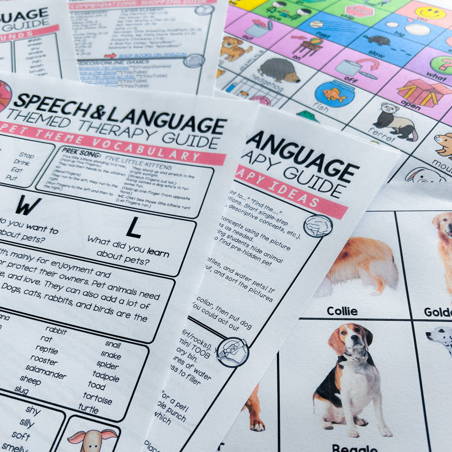 Pets Themed Companion from The Type B SLP