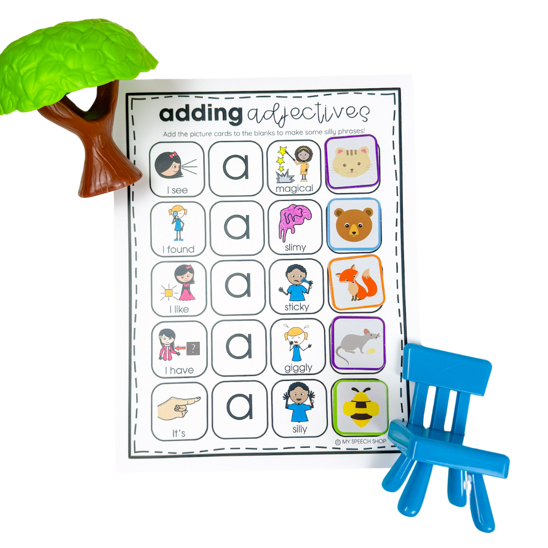Fox in the Box Positional Words Activity Set
