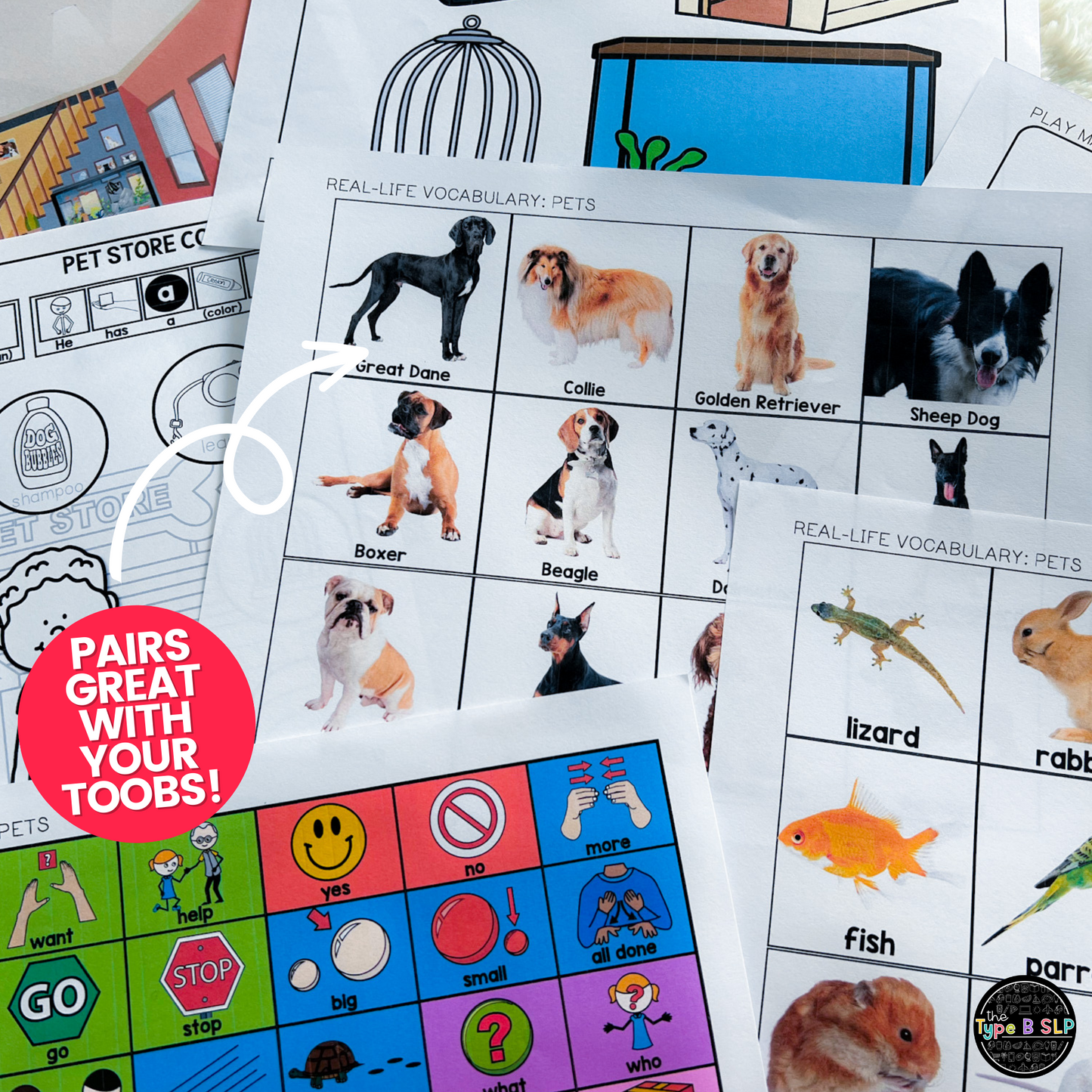 Pets Themed Companion from The Type B SLP