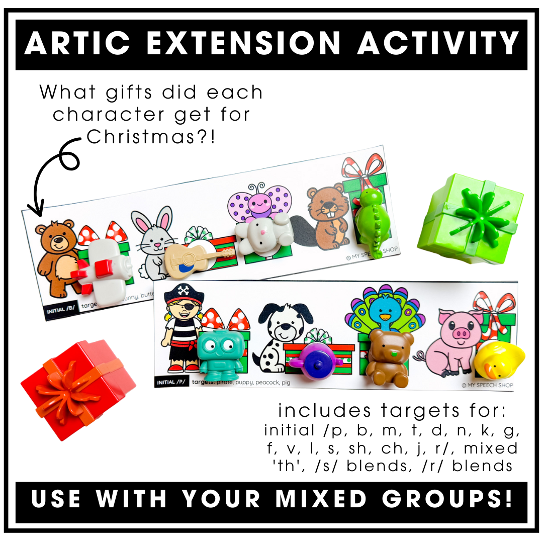CHRISTMAS THEMED Counting Surprise Party - Digital File