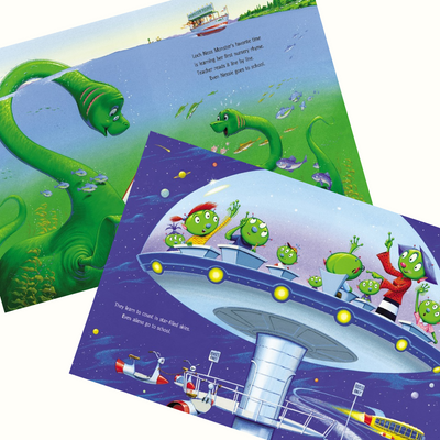 Even Monsters Go to School book