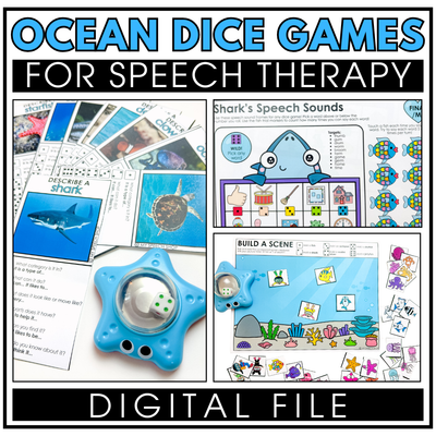 Ocean/Sea Animal Dice Poppers