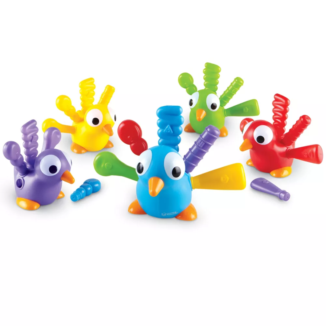 Fine Motor Peacock Pals