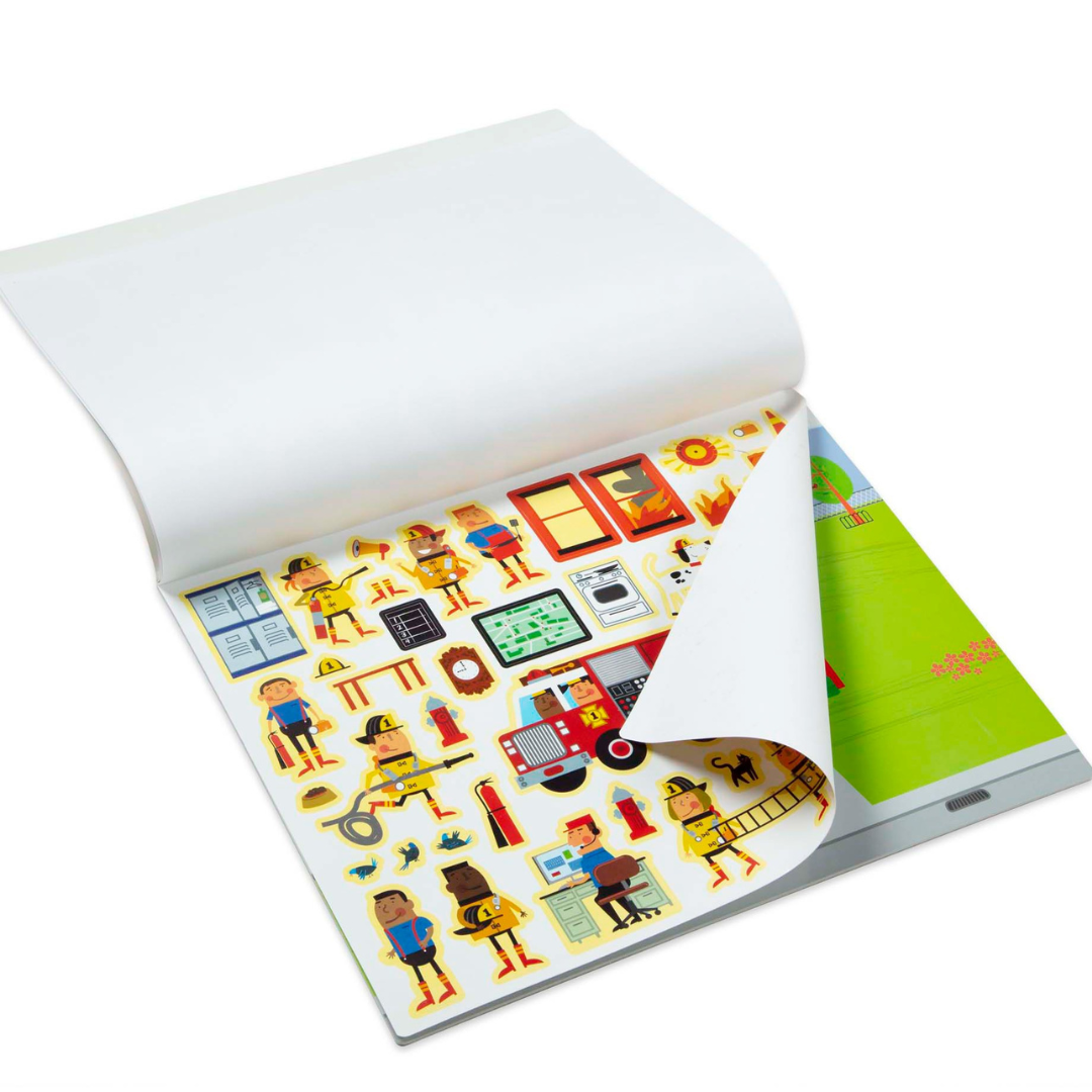 Reusable Sticker Pad - My Town