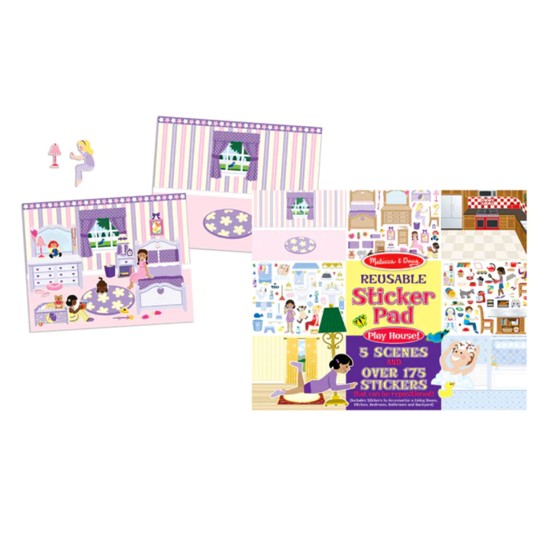 Reusable Sticker Pad - Play House!