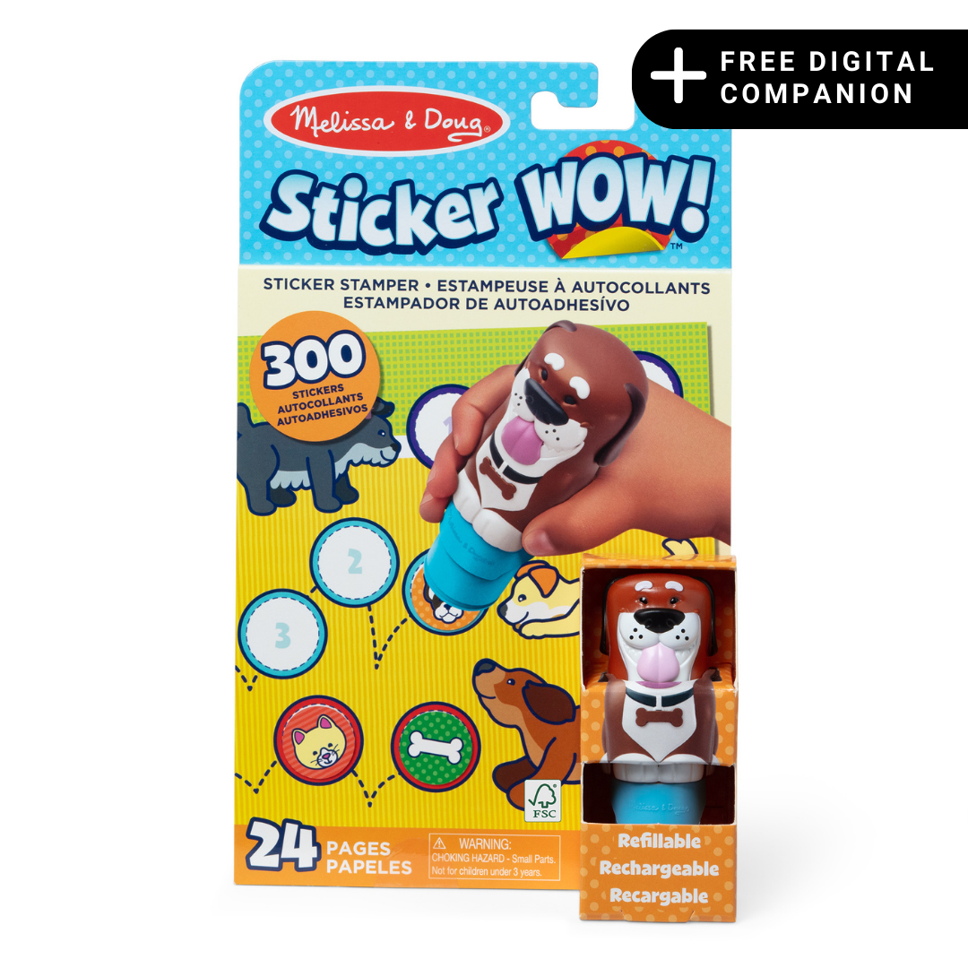 Sticker Wow! Dog – My Speech Shop - Main Image