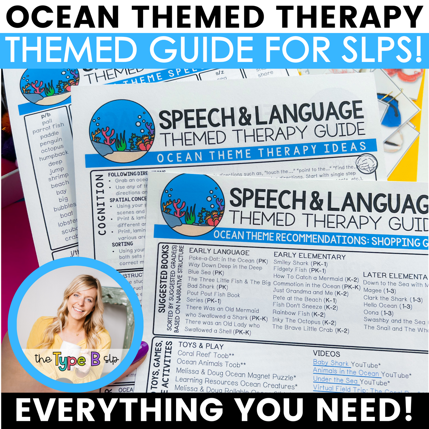 Ocean Themed Companion from The Type B SLP