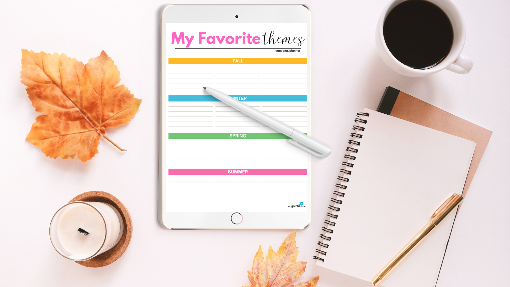 Fall Themes for Speech Therapy