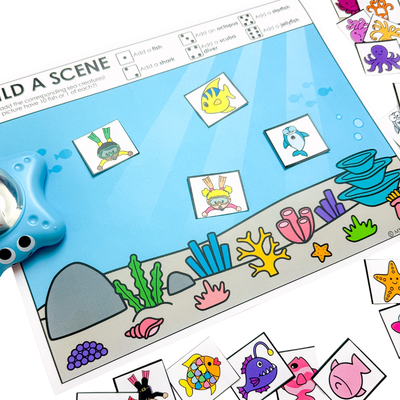 Ocean Animal Dice Popper Activities