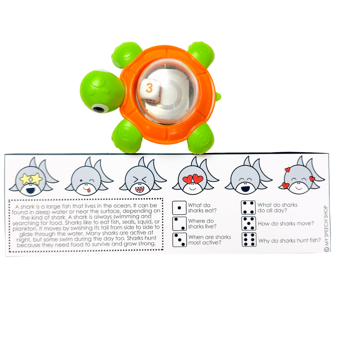 Ocean/Sea Animal Dice Poppers