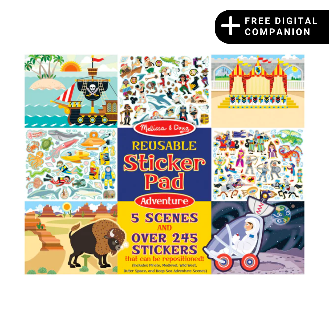 Reusable Sticker Pad - Adventure – My Speech Shop