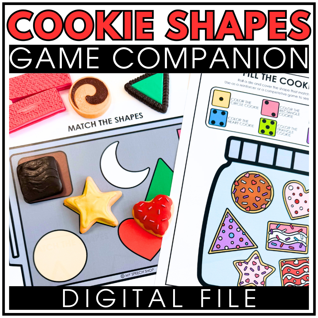 Cookie Shapes Game Companion - Digital File