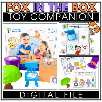 Fox in the Box Positional Words Set - Digital Companion