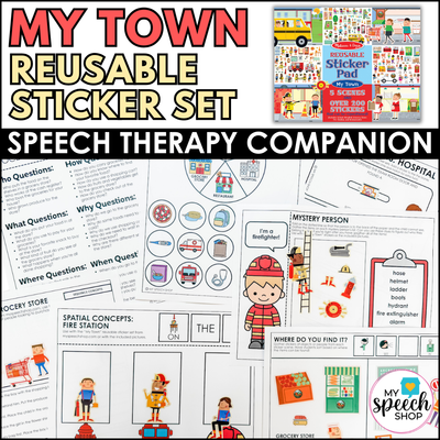 My Town Sticker Set Digital Companion