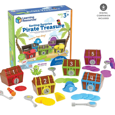 Sorting Surprise Pirate Treasure